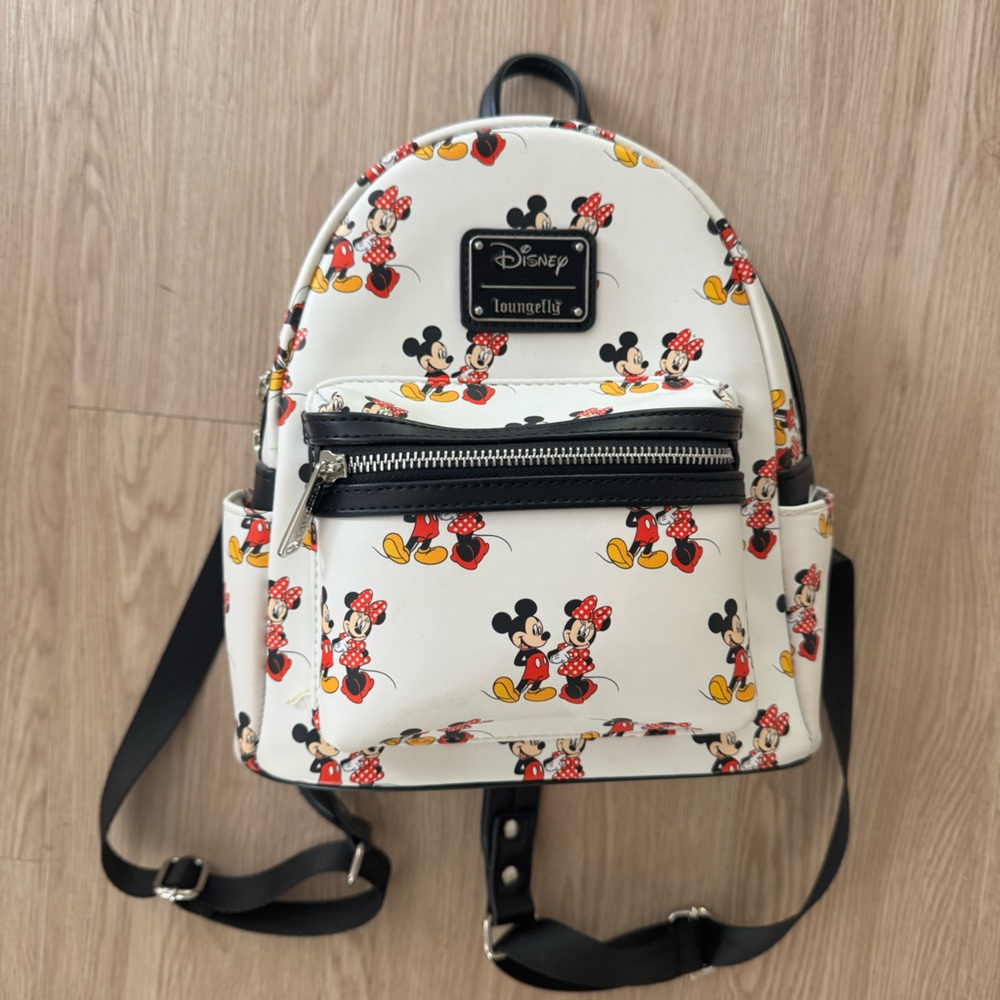 Loungefly classic Mickey & Minnie Mouse Backpack - Picture 5 of 7